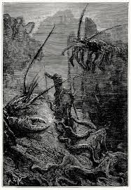 Oldbookillustrations Giant Lobsters Titanic Crabs Alphonse De Neuville From Vingt Mille Lieues Sous Les Me Jules Verne Leagues Under The Sea Under The Sea