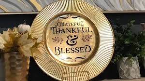 Download Silhouette Cameo Charger Plate With Fall Design Youtube