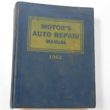 Vintage Book 1962 Motors Auto Car Repair Manual Mechanic Guide Ford Chevrolet Repair Manuals Auto Repair Repair