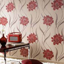 Poppy Red Beige Graham And Brown Poppy Wallpaper Red Wallpaper Floral Wallpaper