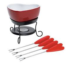Trudeau Heart Chocolate Fondue Set Red 7 Pieces Read More Reviews Of The Product By Visiting The Lin Chocolate Fondue Set Fondue Restaurant Fondue Fountain