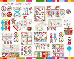 Candyland Party Decorations Printable Candy By Blueangeldigitals 19 99 Candyland Birthday Candy Land Birthday Party Candyland Party Decorations