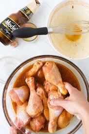 The marinade consists of a beer based teriyaki marinade with a subtle spicy kick. Beer Marinated Grilled Drumsticks Brazilian Kitchen Abroad