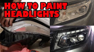 How To Paint Your Headlights Diy Youtube