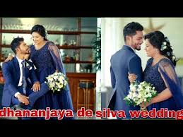 De silva finished with an unbeaten 40, eking out the eight runs required off the final over off debutant chetan sakariya. Srilanka Cricketer Dhananjaya De Silva Wedding Youtube