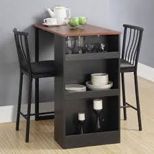 Isla 3 Piece Counter Height Dining Set Walmart Com Tiny House Interior Counter Height Pub Table Small Dining