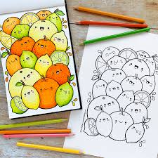 I created 3 unique coloring pages that you will love coloring. Colouring Pages Archives Kate Hadfield Designs