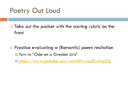 I write my poems then post them online for all the world to see and i never noticed that i am writing the tale of me. Honors British Literature Ppt Download