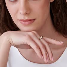 Buy 14k Gold Dome Ring, Sold Gold Ribbed Ring, Croissant Ring, Chunky Gold  Ring, Twisted Ring, 14k Gold Statement Ring, Gift for Her Online in India