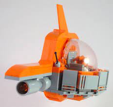 MOC-022 LEGO P Spaceship - Side Rear Quarter | Mark Anderson | Flickr