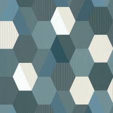 Papier Peint Intisse Spaces Hexagone Bleu Canard Leroy Merlin En 2020 Papier Peint Papier Peint Intisse Idees De Papier Peint