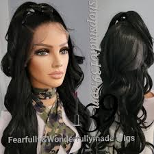Human hair HD lace front wig with circular part