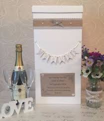 Wedding Card Post Box Personalised Ceramic Mr Mrs Bunting Shabby Hessian In Home Furniture Diy We Card Box Wedding Wedding Card Post Box Wedding Post Box