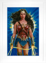 Wonder Woman Lasso Of Truth Fine Art Print By Olivia De Berardinis Sideshow Collectibles Something that causes feelings of wonder;