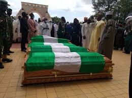 The nigerian armed forces are the armed forces of the federal republic of nigeria. Live Updates From The Burial Of Chief Of Army Staff General Ibrahim Attahiru Nigeria News