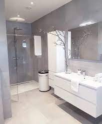 Modern Scandinavian Bathroom Interior In White Interior Design Ideas Home Decorating Inspiratio Modern Bathroom Design Modern Bathroom Bathroom Inspiration