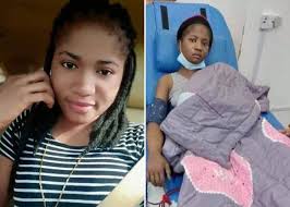 Ada jesus slowly heals as she can now sit and talk (photos). 1fzn8pttiheifm