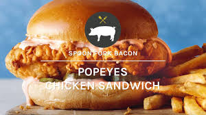 It's perfect on its own, and the mayo doesn't overpower it or detract from. Popeyes Chicken Sandwich Recipe Spoon Fork Bacon