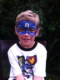Captain America Face Painting Captain America Face Paint Face Painting Face Painting For Boys