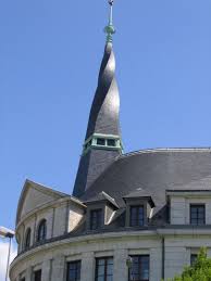 Fleche Torse Twisted Steeple Steeple Architecture Nantes