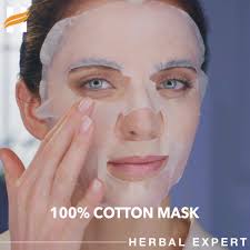 Introducing Himalaya 100% Cotton Sheet Mask that is gentle