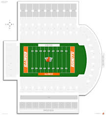 Memorial Stadium Il Illinois Seating Guide