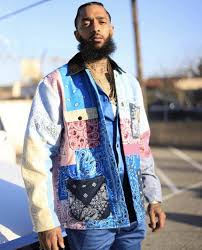 Black And Yellow Bandana Jacket Nipsey Hussle S Style Legacy Lives On His Blue Red And Yellow Bandana Shirt By Sik S View Marathon Clothes Fashion Clothing Company
