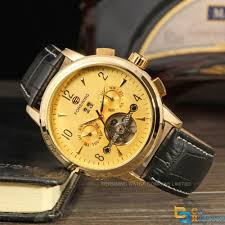 Comercializam ceasuri originale de firma: Ceas Forsining Barbatesc Automatic Curea Din Piele Naturala Neagra Ceas De Top Model 2018 Stil Fashion