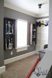 Diy Trophy Case For A Teen Boy Room Shanty 2 Chic