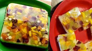 Fruit Jelly Cake Agar Agar Jelly Cake China Grass Fruit Cake Fruit Jelly Fruit Cake Jelly Cake