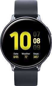 From there, lock your watch, and then unlock it with the new screen lock. Best Buy Samsung Galaxy Watch Active2 Smartwatch 44mm Aluminum Aqua Black Sm R820nzkaxar
