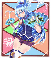 aqua (kono subarashii sekai ni shukufuku wo!) drawn by hisa_tsuki | Danbooru