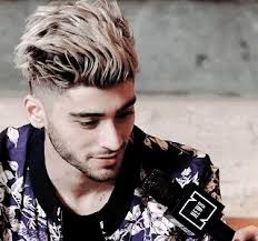 Entrevista complejo de pelo rubio de Zayn Malik ❤️