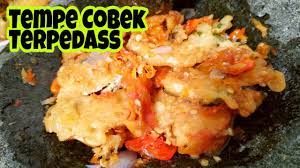 Cara Membuat Tempe Cobek Yang Enak Super Pedas Tempe Kriuk Wajib Coba Youtube Resep Masakan Tempe Masakan