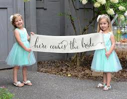 Uncle john, here comes your girl, daddy, here comes mommy, they lived happily. Here Comes The Bride Sign For Ring Bearer Flower Girl To Carry