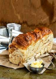 Cinnamona Loaf Banana Yeast 2 Of 1 Cinnamon Swirl Banana Bread Food Cooking Recipes