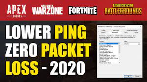Lower Your Ping And Zero Packet Loss In Any Game Apex Legends Cod Pubg Fortnite Youtube