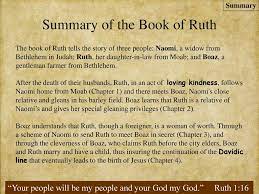 The book of ruth summaries. The Book Of Ruth Providence And Loving Kindness Produce Blessing Ppt Download