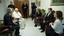 Image result for Photo of Pope Francis with the father of Alfie Evans