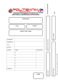 Choose from hundreds of templates that suits your report the best, and customize it for free in a having a professional title page can give the impression you've put a great deal of time and effort into your assignment, as well as the impression. Assignment Cover Page