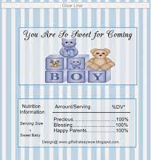 Gifts That Say Wow Fun Crafts And Gift Ideas Free Candy Bar Wrappers Baby Shower Candy Bar Trendy Baby Shower Ideas Baby Boy Shower