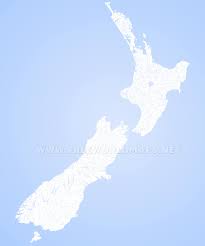 Outline map of new zealand. New Zealand Physical Map