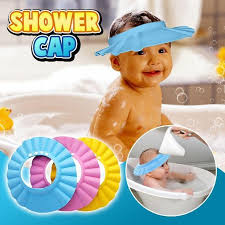 Portable baby shower cap shampoo shield bath head cover hair wash hat | ebay pick up the baby's hair and adjust the rear end of the shampoo cap to be closer to the baby's head circumference. Baby Shower Cap 1pcs Safe Shampoo Shower Bathing Protection Bath Cap Silicone Hat Wash Hair Shield Wash Shower Visor Hat With Ear Protection Buy Online At Best Prices In