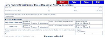 Mar 11, 2021 · what is the maximum deposit limit for navy federal atms? Free Navy Federal Credit Union Nfcu Direct Deposit Form Pdf Eforms