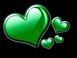 Pretty Green Heart Wallpaper Beautiful Wallpapers Backgrounds Colorful Heart