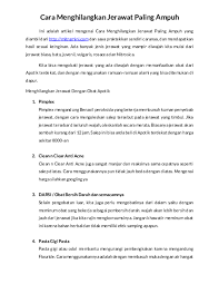 Jerawat bisa menyerang siapa saja, baik pada usia remaja atau dewasa, baik pria maupun wanita. Pdf Cara Menghilangkan Jerawat Paling Ampuh Ary Anshorie Academia Edu