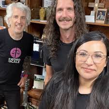 Director Mark Serao @peacemaker_picture_society getting ready for an  interview! SwordandScale.TV