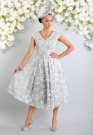 John charles mother of the bride/groom outfit. Luis Civit Silver Grey Dress Mother Of The Bride Groom Embroidery