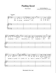 Who sang i'm feeling good? Feeling Good Sheet Music Pdf Nina Simone Sheetmusic Free Com