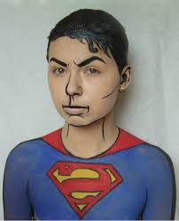 Crown Brush: Superman Pop Art Tutorial by Make-up Artist Jade Hughes